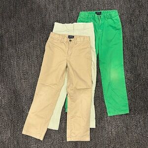 LAST CHANCE 3 pairs Polo Ralph Lauren PRL Kids Khaki Chino Seersucker Pants 6